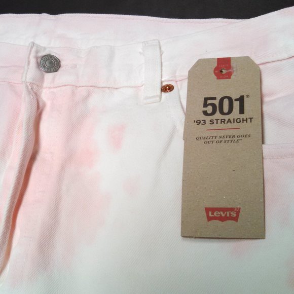 Levi's 501 '93 Straight Tie Dye Jeans 34x30 - Picture 5 of 7